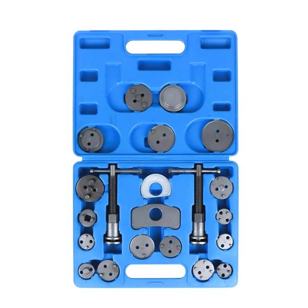 Car Rear Disc Brake Piston Retractor Tool Wind Back Cube Calliper Adaptor Silver, Front Driver