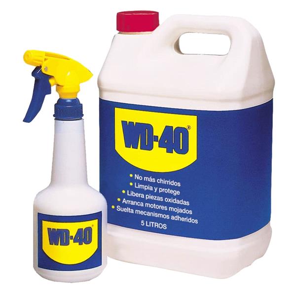 WD-40, 5 Liter With 600 Ml Empty Spray Applicator Bottle