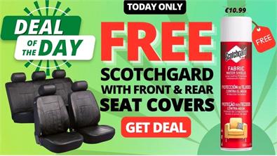 DEAL 6: Free Scotchgard with Seat covers