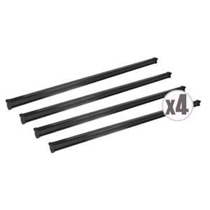 Complete Nordrive Steel 4-Bar System for commercial vans, Supplied with locks and keys