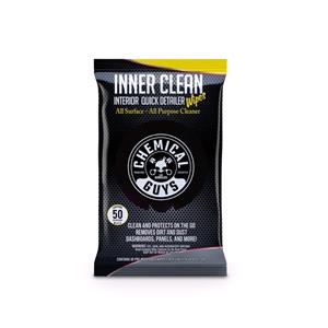 Chemical Guys, Chemical Guys InnerClean Interior Quick Detailer & Protectant Wipes (50 ct), Chemical Guys