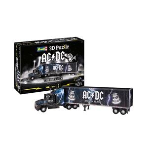 Gifts, Revell AC/DC Tour Truck 3D Puzzle Gift Set, Revell