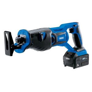 Reciprocating Saws, Draper 00593 D20 20V Brushless Reciprocating Saw with 3Ah Battery and Fast Charger   , Draper