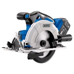 Circular and Plunge Saws, Draper 00594 D20 20V Brushless Circular Saw with 3Ah Battery and Fast Charger   , Draper