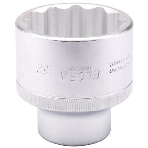 Sockets, Elora 00872 52mm 3 4 inch Square Drive Bi Hexagon Socket, Elora