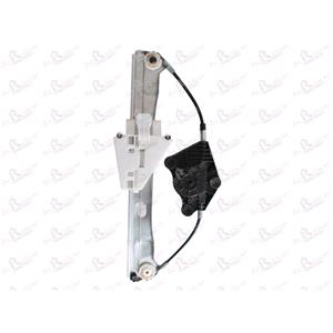 Window Regulators, Rear Left Electric Window Regulator Mechanism (without motor) for ALFA ROMEO 159 Sportwagon, 2006 2011, 4 Door Models, WITHOUT One Touch/Antipinch, holds a standard 2 pin/wire motor, AC Rolcar