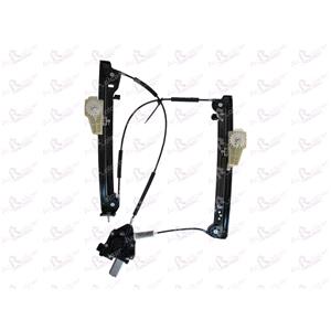 Window Regulators, Front Right Electric Window Regulator (anti pinch, with motor) for ALFA ROMEO MITO, 2008 , 2 Door Models, One Touch/Antipinch Version, motor has 6 or more pins, AC Rolcar