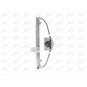 Window Regulators, Front Left Electric Window Regulator Mechanism (without motor) for ALFA ROMEO GIULIETTA (940), 2010 2015, 4 Door Models, One Touch/AntiPinch Version, holds a motor with 6 or more pins, AC Rolcar