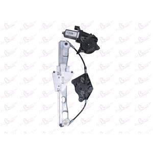 Window Regulators, Rear Right Electric Window Regulator (with motor) for ALFA ROMEO 159 Sportwagon, 2006 2011, 4 Door Models, WITHOUT One Touch/Antipinch, motor has 2 pins/wires, AC Rolcar