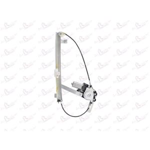 Window Regulators, Front Right Electric Window Regulator (with motor) for FIAT UNO (146A/E), 1983 2006, 4 Door Models, WITHOUT One Touch/Antipinch, motor has 2 pins/wires, AC Rolcar