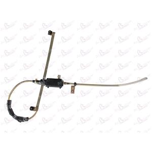 Window Regulators, Front Right Electric Window Regulator (with motor) for FIAT CROMA (154), 1990 1996, 4 Door Models, WITHOUT One Touch/Antipinch, motor has 2 pins/wires, AC Rolcar