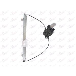 Window Regulators, Rear Left Electric Window Regulator (with motor) for LANCIA THEMA (834), 1990 1994, 4 Door Models, WITHOUT One Touch/Antipinch, motor has 2 pins/wires, AC Rolcar