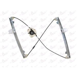 Window Regulators, Front Right Electric Window Regulator Mechanism (without motor) for FIAT CROMA (194), 2005 2011, 4 Door Models, One Touch/AntiPinch Version, holds a motor with 6 or more pins, AC Rolcar