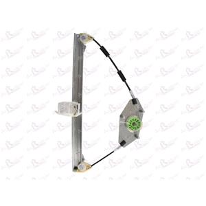 Window Regulators, Rear Right Electric Window Regulator Mechanism (without motor) for FIAT CROMA (194), 2005 2011, 4 Door Models, One Touch/AntiPinch Version, holds a motor with 6 or more pins, AC Rolcar