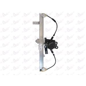 Window Regulators, Rear Right Electric Window Regulator (with motor) for LANCIA DEDRA (835), 1993 1999, 4 Door Models, WITHOUT One Touch/Antipinch, motor has 2 pins/wires, AC Rolcar