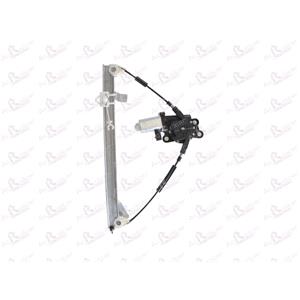Window Regulators, Front Right Electric Window Regulator (with motor) for FIAT MULTIPLA (186), 1999 2010, 4 Door Models, WITHOUT One Touch/Antipinch, motor has 2 pins/wires, AC Rolcar