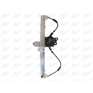 Window Regulators, Front Right Electric Window Regulator (with motor) for FIAT PUNTO (188), 1999 2005, 2/4 Door Models, WITHOUT One Touch/Antipinch, motor has 2 pins/wires, AC Rolcar