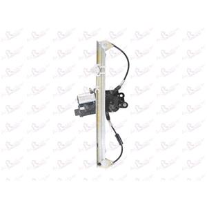 Window Regulators, Front Right Electric Window Regulator (with motor) for FIAT GRANDE PUNTO (199), 2005 2010, 2/4 Door Models, One Touch/Antipinch Version, motor has 6 or more pins, AC Rolcar