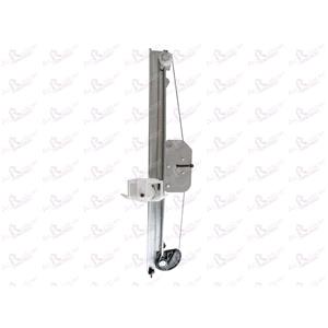 Window Regulators, Front Right Electric Window Regulator Mechanism (without motor) for LANCIA DELTA III, 2008 2014, 4 Door Models, One Touch/AntiPinch Version, holds a motor with 6 or more pins, AC Rolcar