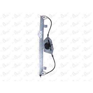 Window Regulators, Front Right Electric Window Regulator Mechanism (without motor) for Fiat PANDA (31), 2012 , 4 Door Models, WITHOUT One Touch/Antipinch, holds a standard 2 pin/wire motor, AC Rolcar
