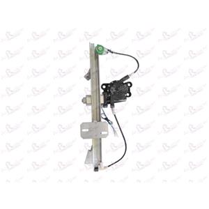 Window Regulators, Front Right Electric Window Regulator (with motor) for LANCIA DELTA (831AB0), 1979 1994, 4 Door Models, WITHOUT One Touch/Antipinch, motor has 2 pins/wires, AC Rolcar