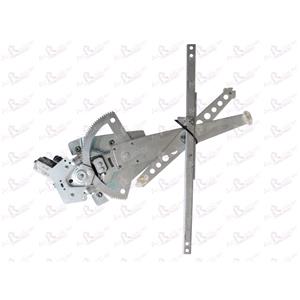 Window Regulators, Rear Left Electric Window Regulator (with motor) for LANCIA KAPPA SW (838B), 1996 2001, 4 Door Models, WITHOUT One Touch/Antipinch, motor has 2 pins/wires, AC Rolcar