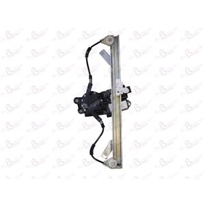 Window Regulators, Front Right Electric Window Regulator (with motor, one touch operation) for Lancia YPSILON (846), 2011 , 4 Door Models, One Touch Version, motor has 6 or more pins, AC Rolcar