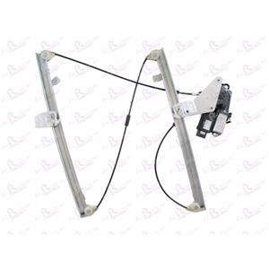 Window Regulators, Front Right Electric Window Regulator (with motor, one touch operation) for Citroen XSARA PICASSO (N68), 1999 2008, 4 Door Models, One Touch Version, motor has 4 or more pins, AC Rolcar