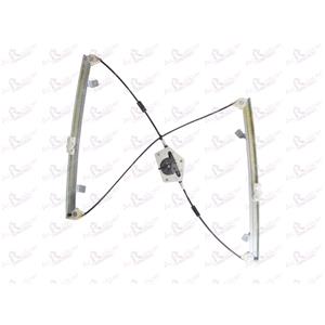 Window Regulators, Front Right Electric Window Regulator Mechanism (without motor) for Citroen C4 Grand Picasso (UA_), 2006 2013, 4 Door Models, One Touch/AntiPinch Version, holds a motor with 6 or more pins, AC Rolcar