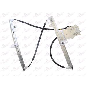Window Regulators, Front Left Electric Window Regulator Mechanism (without motor) for Citroen XSARA PICASSO (N68), 1999 2008, 4 Door Models, WITHOUT One Touch/Antipinch, holds a standard 2 pin/wire motor, AC Rolcar