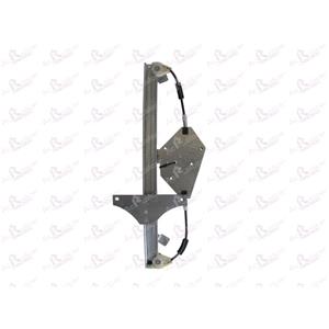Window Regulators, Front Left Electric Window Regulator Mechanism (without motor) for Citroen C3, 2009 , 4 Door Models, One Touch/AntiPinch Version, holds a motor with 6 or more pins, AC Rolcar