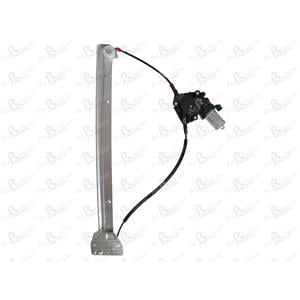 Window Regulators, Front Right Electric Window Regulator (with motor) for Iveco DAILY III Dumptruck, 2006 , 2 Door Models, WITHOUT One Touch/Antipinch, motor has 2 pins/wires, AC Rolcar