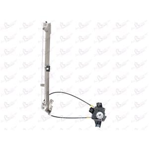 Window Regulators, Front Left Electric Window Regulator Mechanism (without motor) for Iveco EuroStar, 1993 2002, 2 Door Models, WITHOUT One Touch/Antipinch, holds a standard 2 pin/wire motor, AC Rolcar