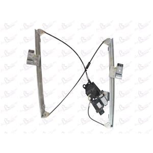 Window Regulators, Front Left Electric Window Regulator (with motor, one touch operation) for FORD FOCUS (DAW, DBW), 1998 2004, 2 Door Models, One Touch Version, motor has 6 or more pins, AC Rolcar