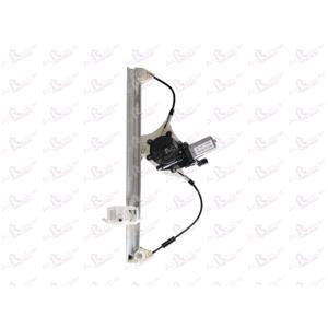 Window Regulators, Front Right Electric Window Regulator (with motor) for FORD KA, 2009 2015, 2 Door Models, WITHOUT One Touch/Antipinch, motor has 2 pins/wires, AC Rolcar
