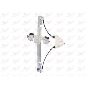 Window Regulators, Front Right Electric Window Regulator Mechanism (without motor) for FORD FIESTA VI, 2008 2016, 4 Door Models, One Touch/AntiPinch Version, holds a motor with 6 or more pins, AC Rolcar