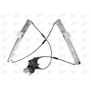 Window Regulators, Front Right Electric Window Regulator (with motor) for FORD FIESTA VI, 2008 , 2 Door Models, One Touch/Antipinch Version, motor has 6 or more pins, AC Rolcar