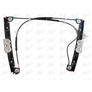 Window Regulators, Front Right Electric Window Regulator Mechanism (without motor) for MINI Clubman (R55), 2007 2015, 2 Door Models, WITHOUT One Touch/Antipinch, holds a standard 2 pin/wire motor, AC Rolcar