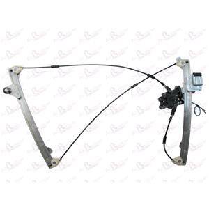 Window Regulators, Front Right Electric Window Regulator (with motor) for BMW 3 Series Coupe (E46), 1999 2005, 2 Door Models, WITHOUT One Touch/Antipinch, motor has 2 pins/wires, AC Rolcar