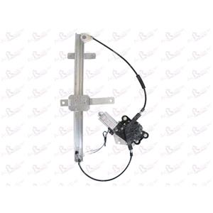Window Regulators, Rear Right Electric Window Regulator (with motor) for JEEP GRAND CHEROKEE Mk II (WJ, WG), 2000 2005, 4 Door Models, WITHOUT One Touch/Antipinch, motor has 2 pins/wires, AC Rolcar