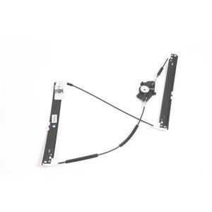 Window Regulators, Front Right Electric Window Regulator Mechanism (without motor) for AUDI A4 Avant (8ED), 2004 2008, 4 Door Models, One Touch/AntiPinch Version, holds a motor with 6 or more pins, AC Rolcar