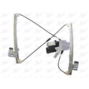 Window Regulators, Front Right Electric Window Regulator (with motor, one touch operation) for AUDI A4 Avant (8D5, B5), 1995 2001, 4 Door Models, One Touch Version, motor has 6 or more pins, AC Rolcar