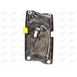 Window Regulators, Front Right Electric Window Regulator (with motor) for Land Rover FREELANDER  (FA_), 2006 2014, 4 Door Models, One Touch/Antipinch Version, motor has 6 or more pins, AC Rolcar