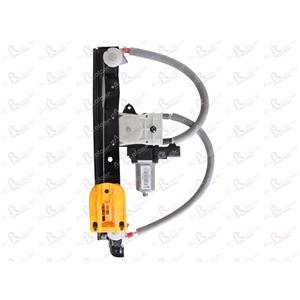 Window Regulators, Rear Right Electric Window Regulator (with motor) for Land Rover FREELANDER  (FA_), 2006 2014, 4 Door Models, WITHOUT One Touch/Antipinch, motor has 2 pins/wires, AC Rolcar