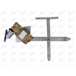 Window Regulators, Front Right Electric Window Regulator (with motor) for Land Rover DISCOVERY Mk II (LJ, LT), 1994 1997, 4 Door Models, WITHOUT One Touch/Antipinch, motor has 2 pins/wires, AC Rolcar