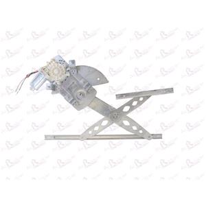 Window Regulators, Front Right Electric Window Regulator (with motor) for Land Rover DISCOVERY Mk II (LJ, LT), 1997 2004, 4 Door Models, WITHOUT One Touch/Antipinch, motor has 2 pins/wires, AC Rolcar