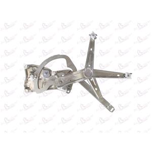 Window Regulators, Front Right Electric Window Regulator Mechanism (without motor) for BMW 3 Series (E36), 1990 1998, 2/4 Door Models, WITHOUT One Touch/Antipinch, holds a standard 2 pin/wire motor, AC Rolcar