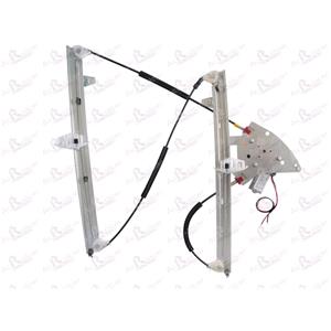 Window Regulators, Front Right Electric Window Regulator (with motor) for Citroen XSARA PICASSO (N68), 1999 2008, 4 Door Models, WITHOUT One Touch/Antipinch, motor has 2 pins/wires, AC Rolcar