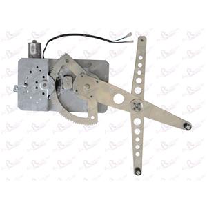 Window Regulators, Front Right Electric Window Regulator (with motor) for OPEL FRONTERA A (5_MWL4), 1992 1998, 2/4 Door Models, WITHOUT One Touch/Antipinch, motor has 2 pins/wires, AC Rolcar