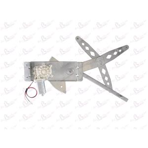 Window Regulators, Front Right Electric Window Regulator (with motor) for OPEL VECTRA B Estate (31_), 1996 2003, 4 Door Models, WITHOUT One Touch/Antipinch, motor has 2 pins/wires, AC Rolcar